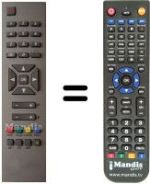 Télécommande équivalente RC1241