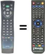 Telecomando equivalente Daewoo LCD 20ORTV