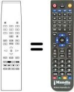 Télécommande équivalente RC504