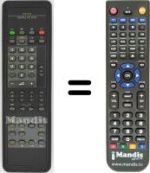 Télécommande équivalente Philips RC5903