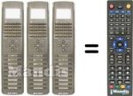 Télécommande équivalente Salora SV813