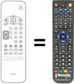 Télécommande équivalente RC7976 / 00