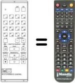 Télécommande équivalente RC97