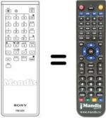 Replacement remote control RM625