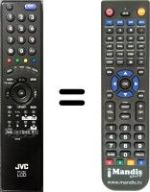 Télécommande équivalente JVC LT-42DS9BU / F