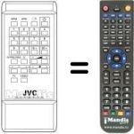 Telecomando equivalente JVC RM-C408F