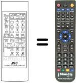 Télécommande équivalente JVC RM-C620