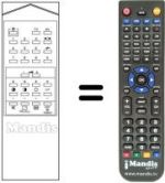 Télécommande équivalente Samsung CB5013Z