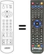 Replacement remote control Samsung CF3340Z