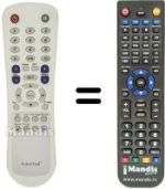 Replacement remote control TECHONE TO20B