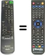 Télécommande équivalente Philips RMT-V166A