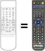 Replacement remote control RRMCG0131AJSA