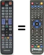 Replacement remote control Samsung PS42P5HX/XEC