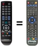 Télécommande équivalente BN59-00857A
