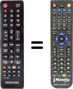 Replacement remote control Samsung UE37D5000PW