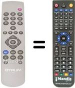 Télécommande équivalente QUADRIGA NS45H1