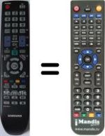 Gleichwertige Fernbedienung Samsung LE32B457C6H / /XXC