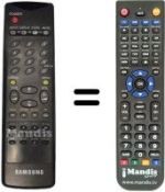 Replacement remote control Samsung AA59-10075J
