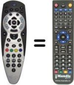 Télécommande équivalente Samsung MF5900301A