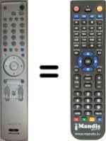 Replacement remote control Sony KLV-S19A10U