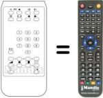 Télécommande équivalente SCHNEIDER STV8027QM