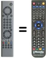 Télécommande équivalente Techwood RC1546