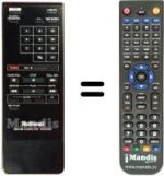 Télécommande équivalente Panasonic NV-G33