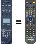 Gleichwertige Fernbedienung Panasonic NV-F70HQ