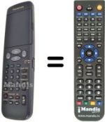 Gleichwertige Fernbedienung Panasonic VEQ2055
