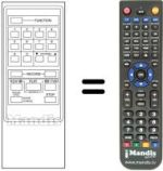 Replacement remote control REMCON1361