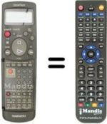 Telecomando equivalente Daewoo DVF46SV