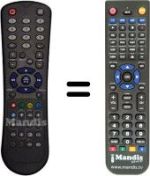 Télécommande équivalente RC1242
