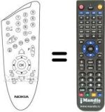 Gleichwertige Fernbedienung Nokia MEDIAMASTER 9650S