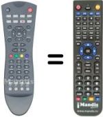 Télécommande équivalente Vestel STM300 HD