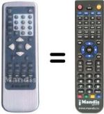 Telecomando equivalente MAJESTIC DVD218SD