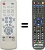 Replacement remote control Samsung DSB-A200C