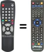 Replacement remote control Samsung DSR9500CI