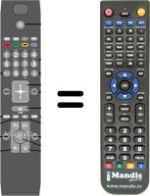 Replacement remote control MEDIA SYSTEM M6000