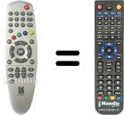 Replacement remote control Metronic SYSTEC2