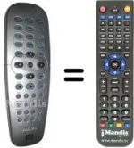 Télécommande équivalente Philips 242254900968