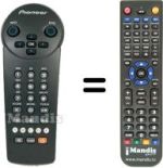 Replacement remote control RC8250