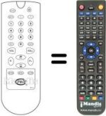Replacement remote control RC0881 / 00