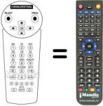 Replacement remote control RC8233 / 00