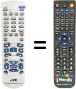 Telecomando equivalente JVC XV-S40