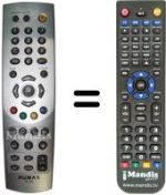 Telecomando equivalente Humax HD-1000