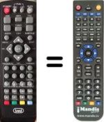 Replacement remote control Trevi HE3375TS