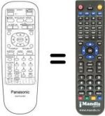 Télécommande équivalente Panasonic DVD-A150