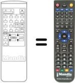 Replacement remote control Antecno TAURUS 14'