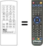 Replacement remote control SENDAY CTV 8228