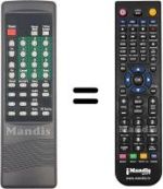 Télécommande équivalente REMCON2227
